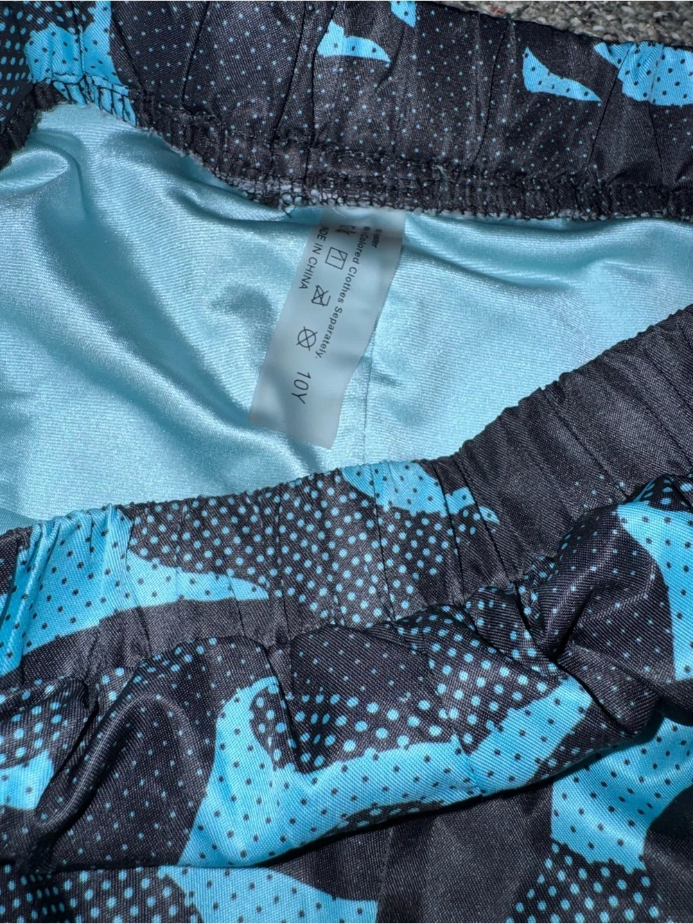 Boys Blue Athletic Swim/Board Shorts Trio